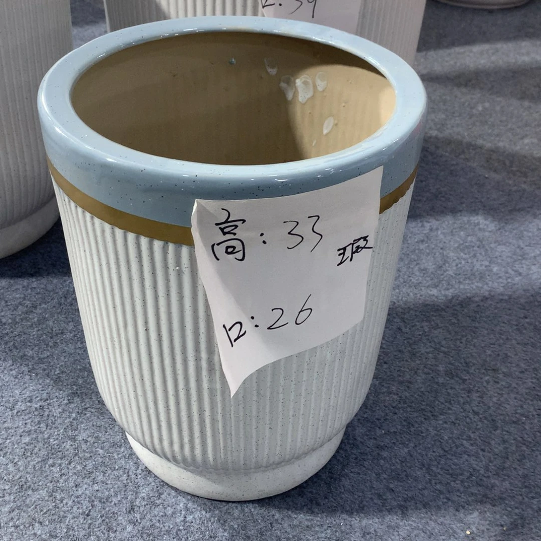 高温陶瓷花盆微瑕