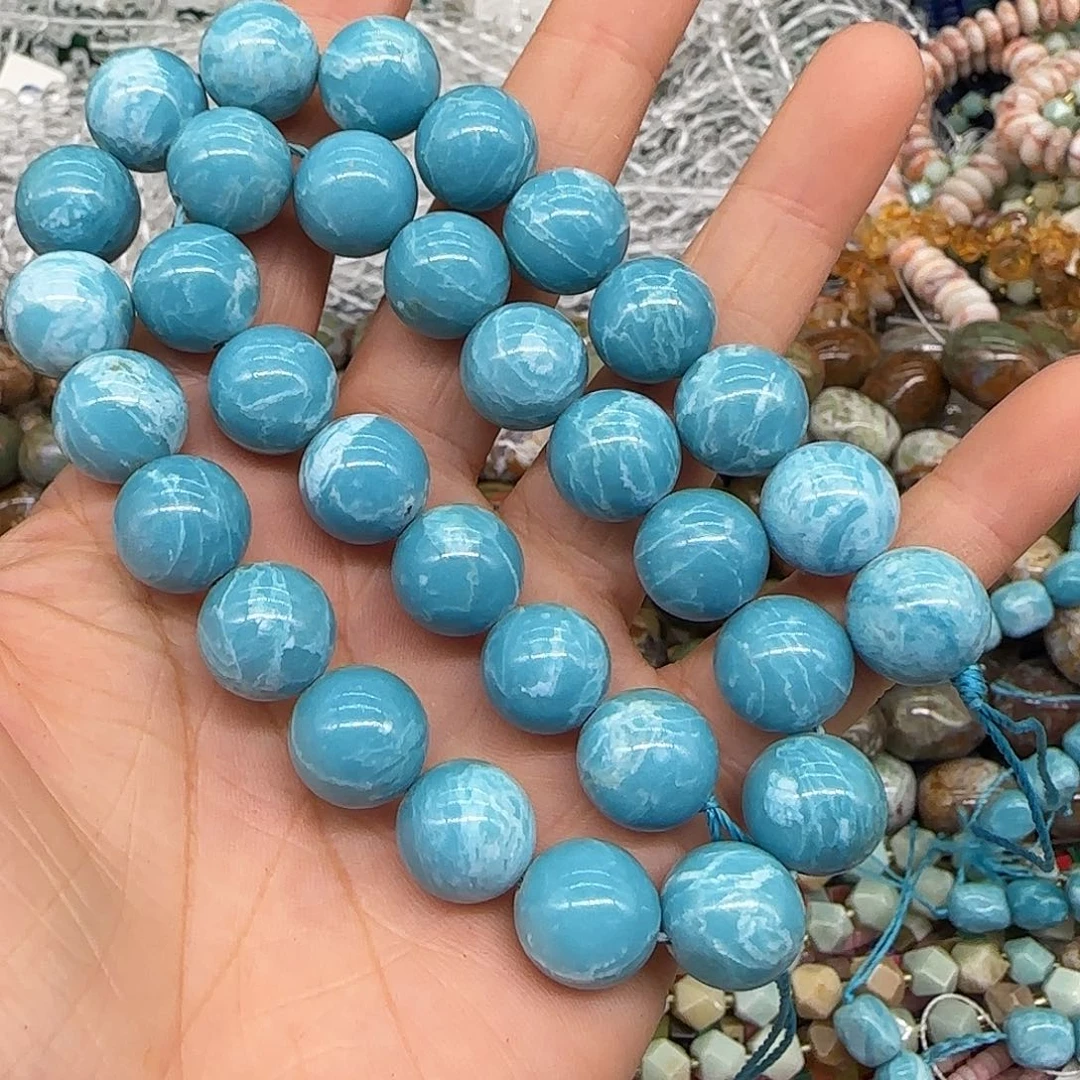 玛瑙/玉髓合金珠宝半成品拉力玛磷灰12mm一条