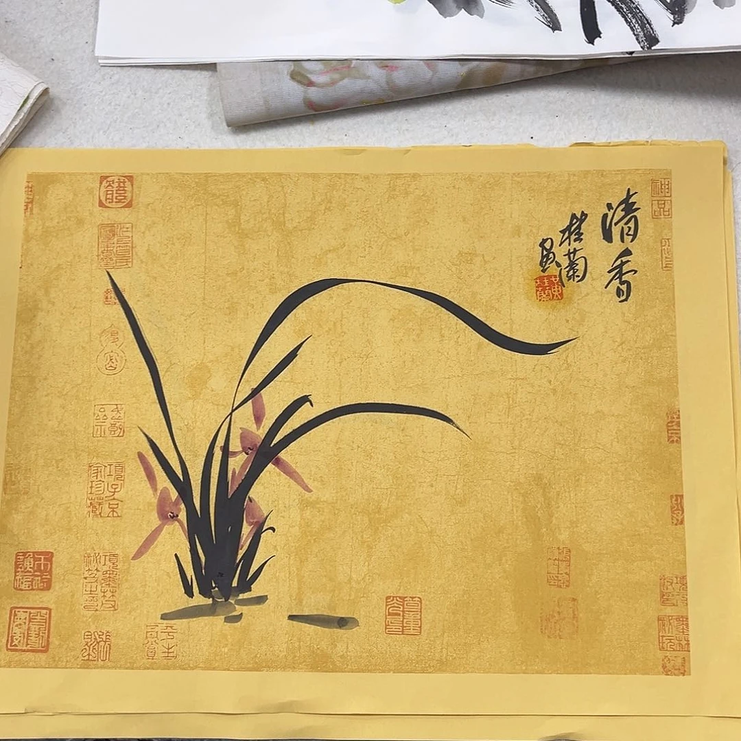国画纯手绘字画国画作品欣赏