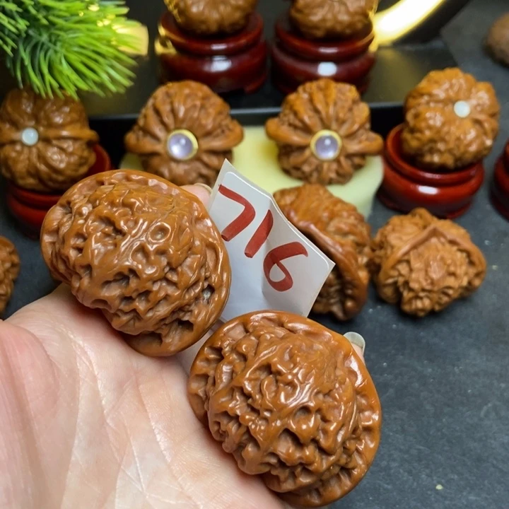 文玩核桃把件43宫灯716