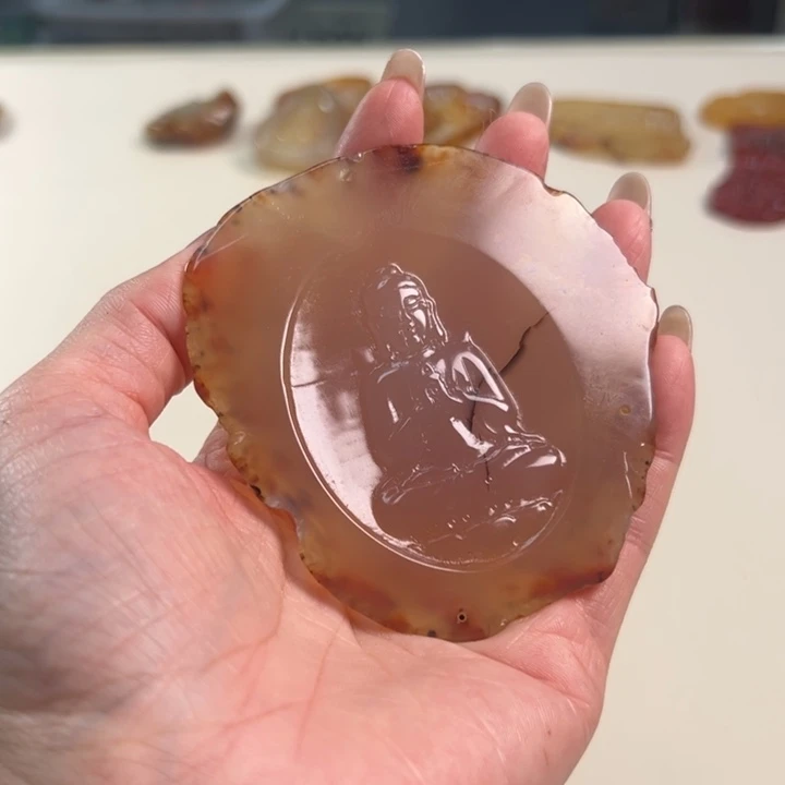 玛瑙/玉髓吊坠(不含链)未镶嵌
