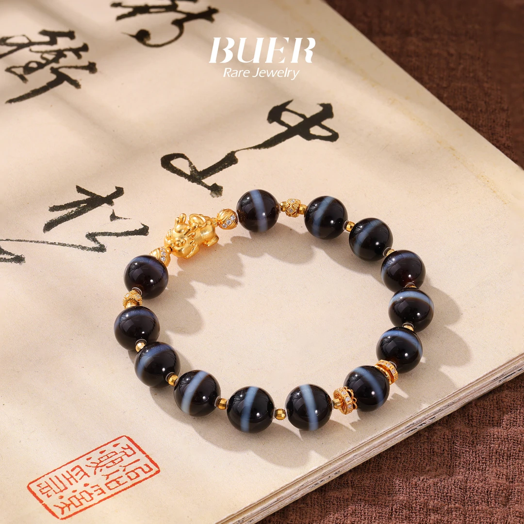 【不二】一线玛瑙DIY手串10mm(多样性发其一）