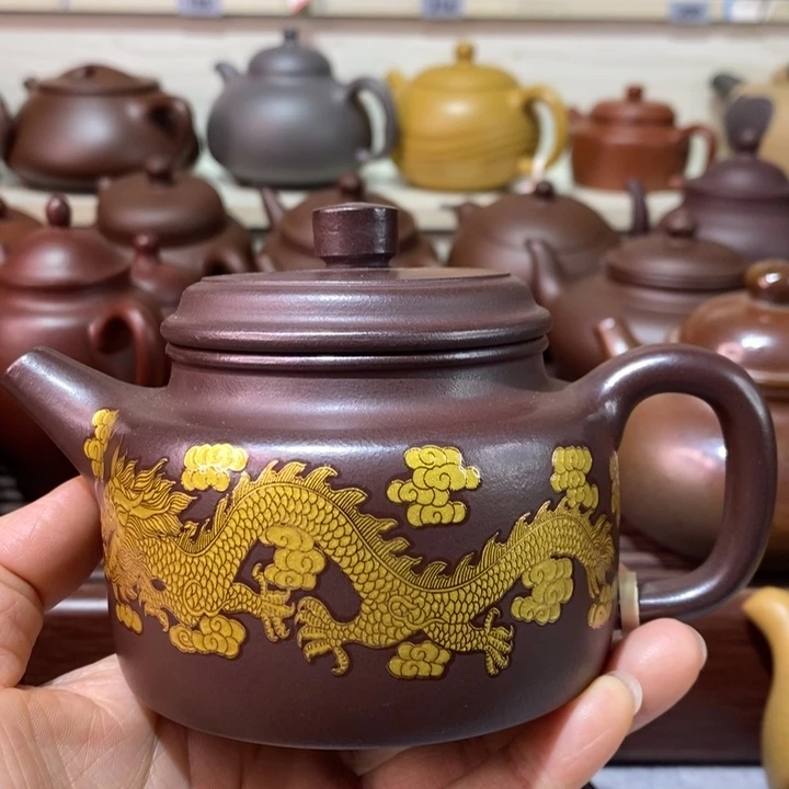 紫砂茶壶微瑕处理一把
