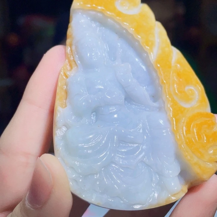 翡翠未镶嵌吊坠(不含链)A50