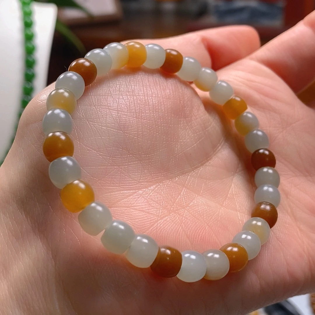 和田玉手串未镶嵌