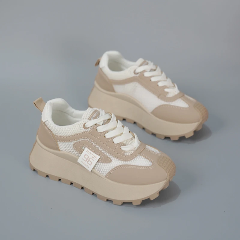 老爹鞋女款2025年新款春夏季百搭韩版爆款休闲跑步鞋厚底运动女鞋