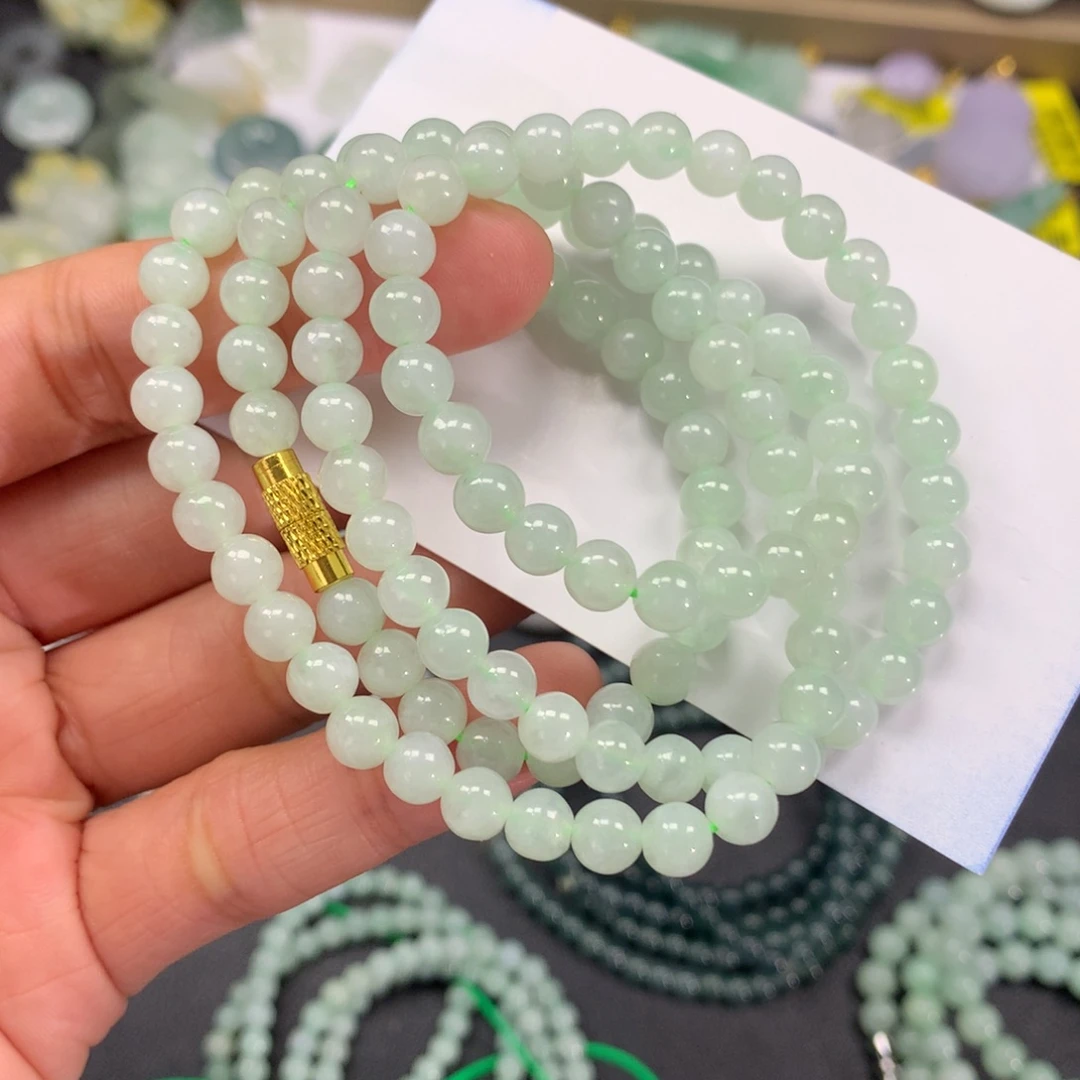 翡翠未镶嵌颈饰纯天然a货翡翠