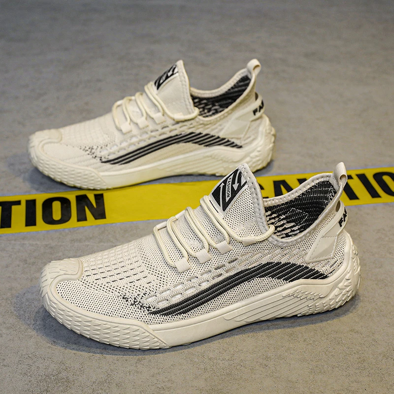 鞋子男鞋夏季透气20234新款飞织薄款轻便网鞋网面防臭运动休闲鞋
