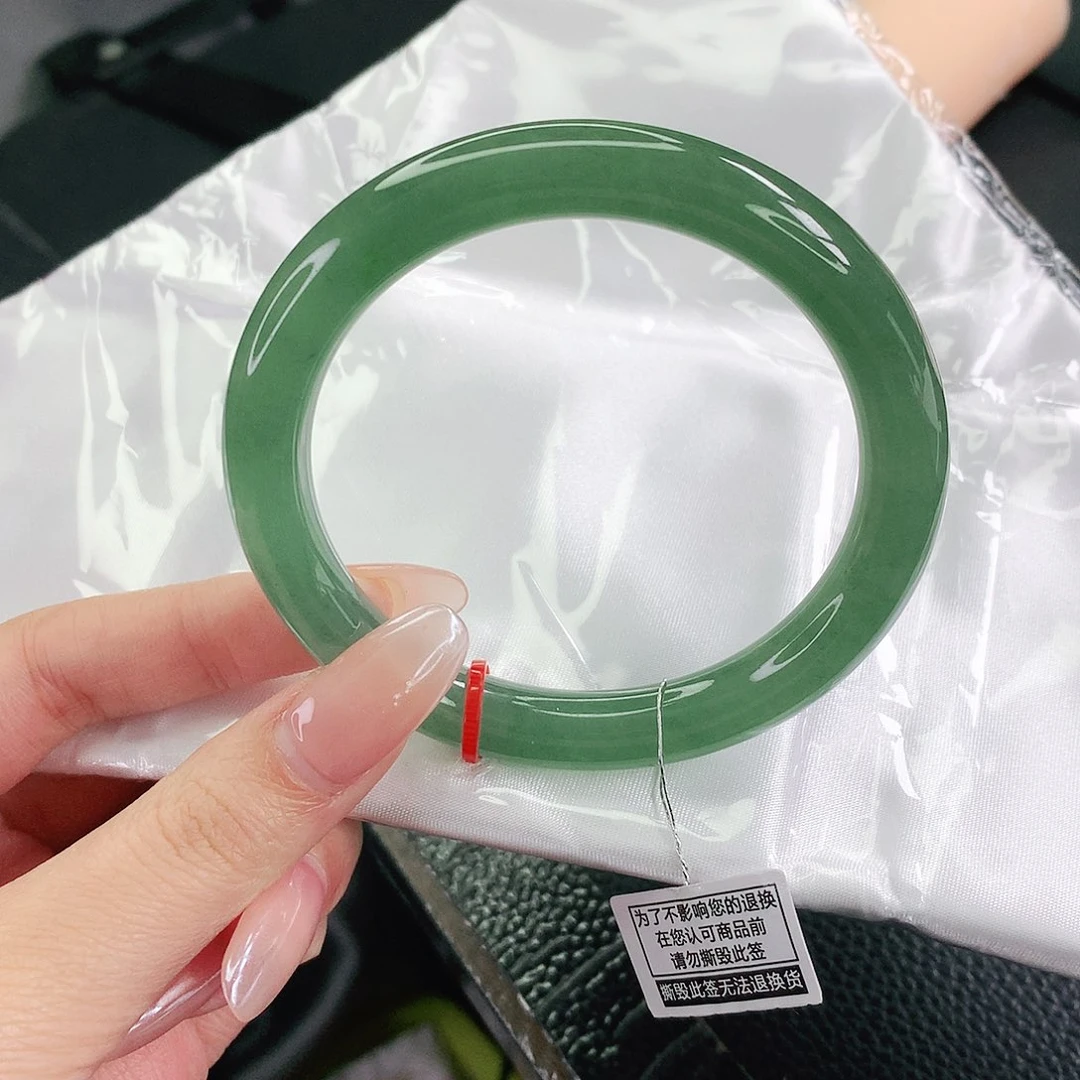 未镶嵌手镯翡翠58圈