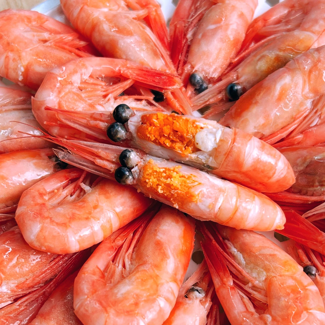 【全头籽70-90】特大 北极甜虾无黑头2024新货京东/顺丰包邮