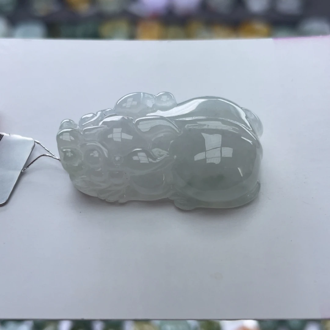 翡翠颈饰未镶嵌貔貅