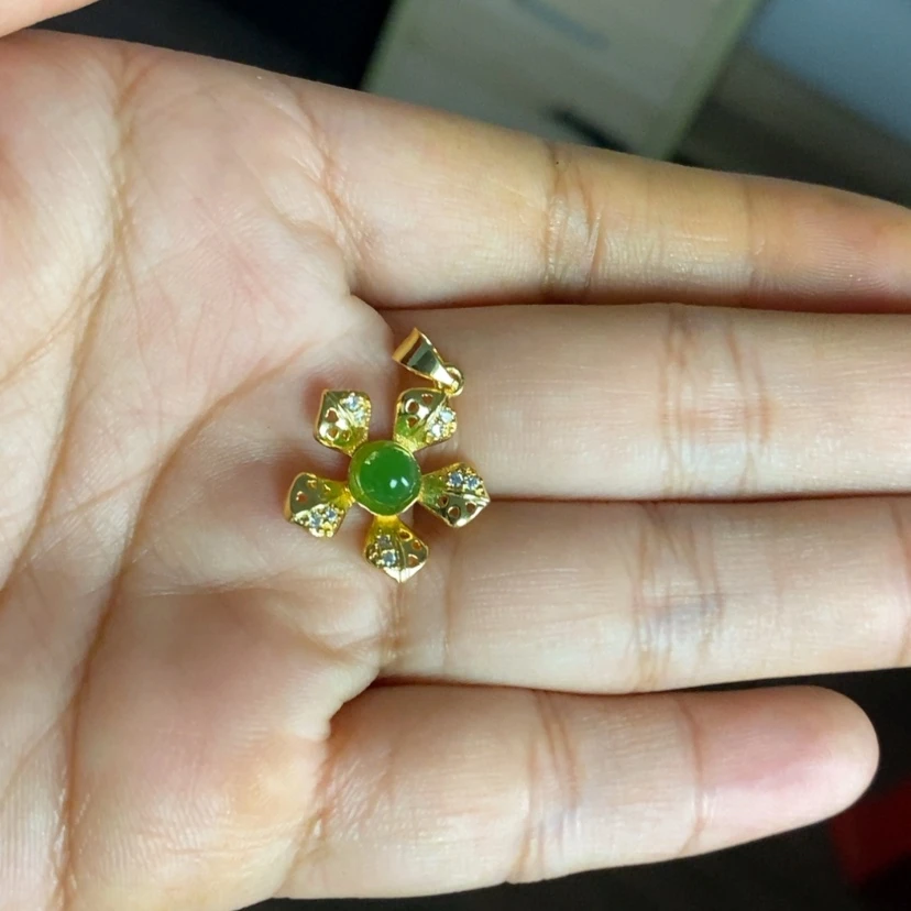 【闪购商品】和田玉（碧玉）合金颈饰星***火