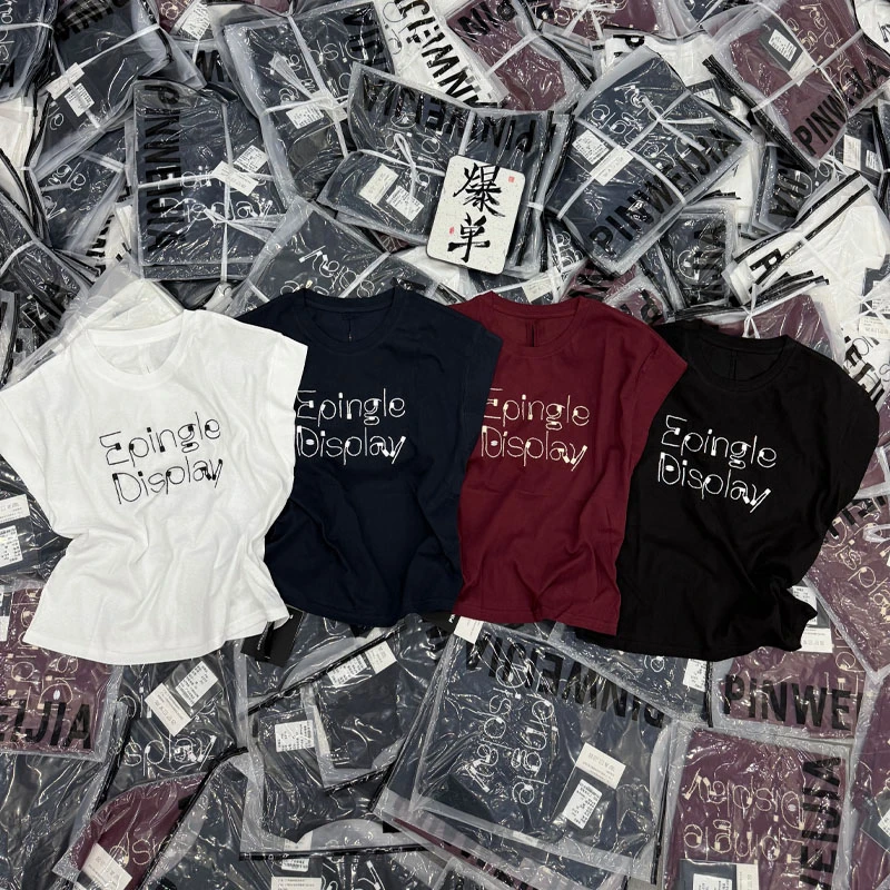 无袖坎肩圆领字母T恤女欧洲站2025夏季新款美式街头百搭个性韩版