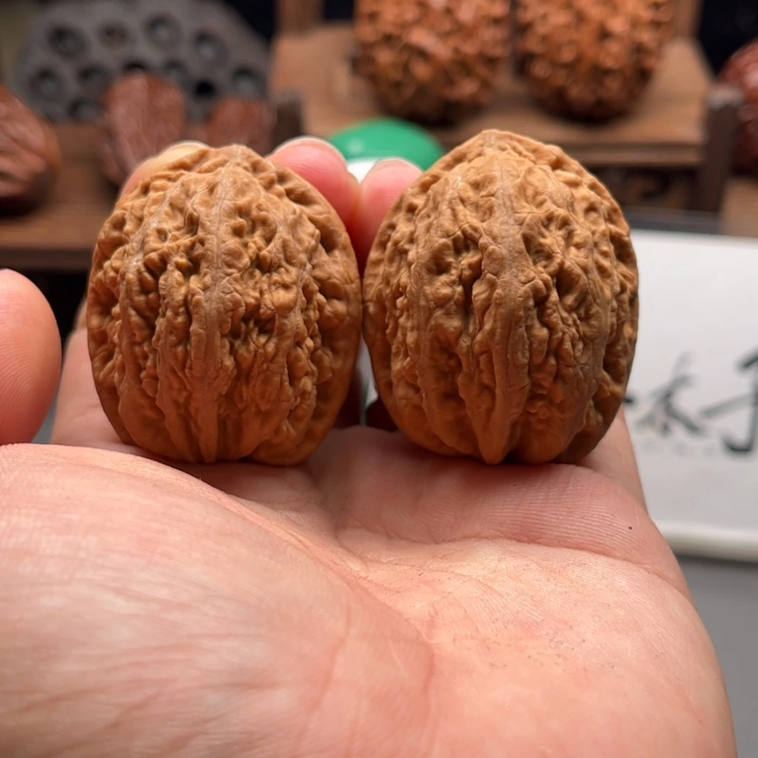 文玩核桃把件关东木子家楸大胖99