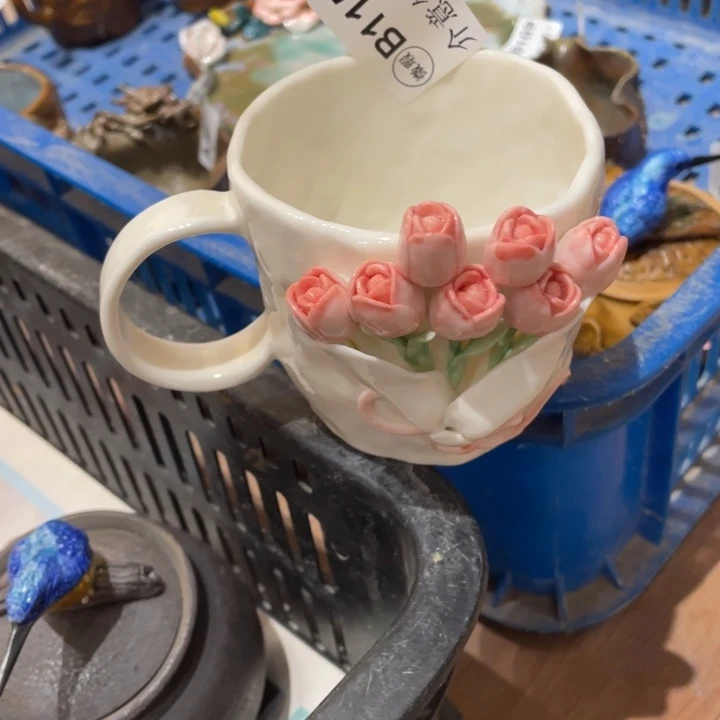 手工制作陶瓷茶具茶杯青蛙