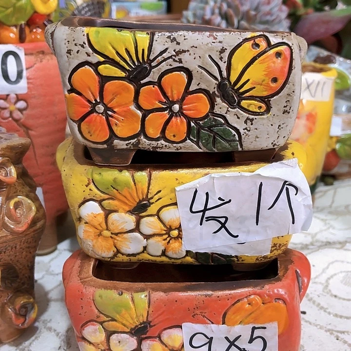 多肉花盆满15包邮