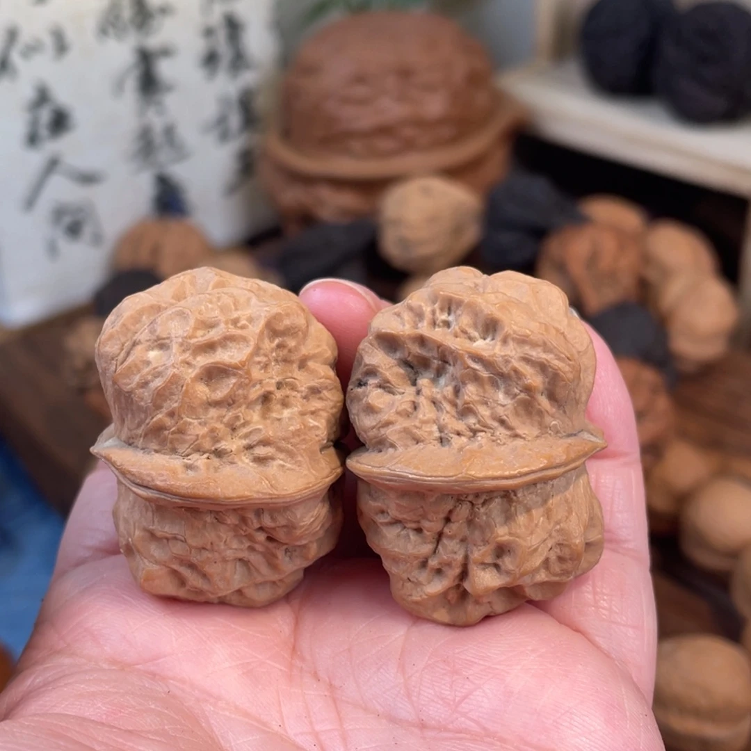 文玩核桃把件金锭38