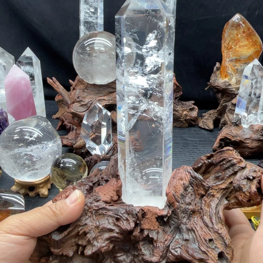 未镶嵌水晶珠宝半成品