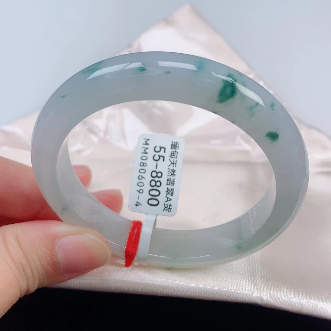 未镶嵌手镯翡翠55正圈