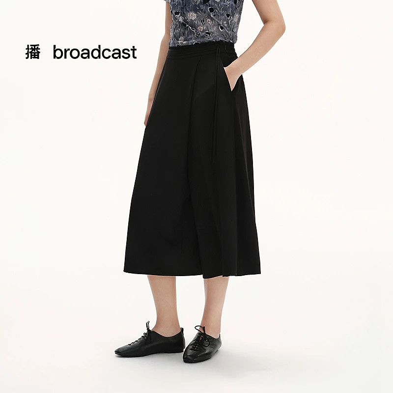 broadcast/播【商场同款】25夏松弛感A字裙裤BDS2KD2470