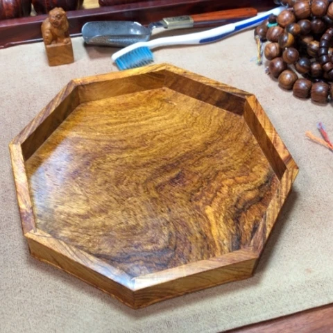 黄花梨/降香黄檀文盘