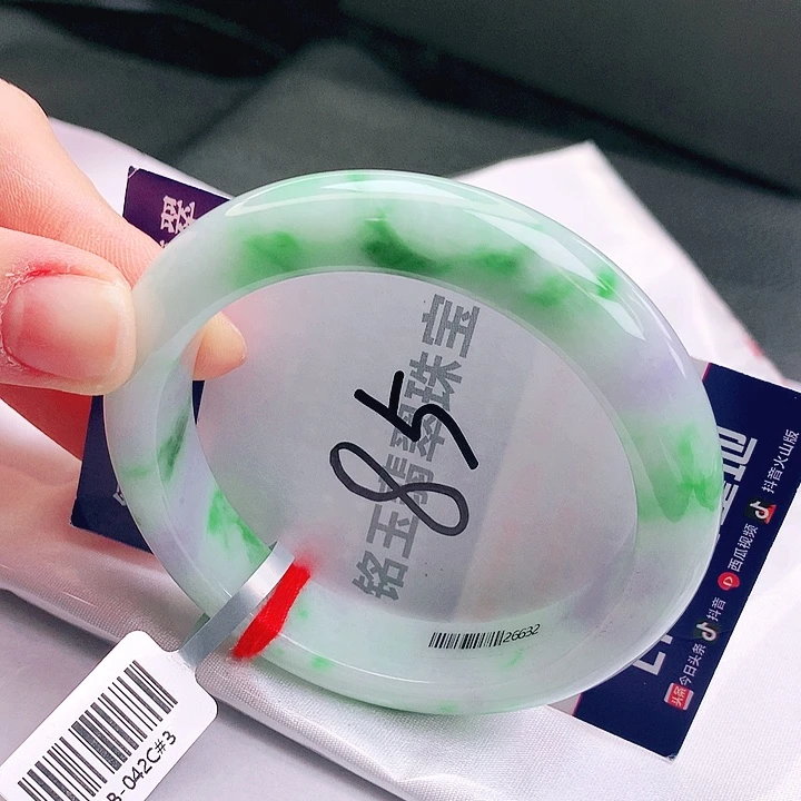 翡翠未镶嵌手镯缅甸天然a货翡翠手镯