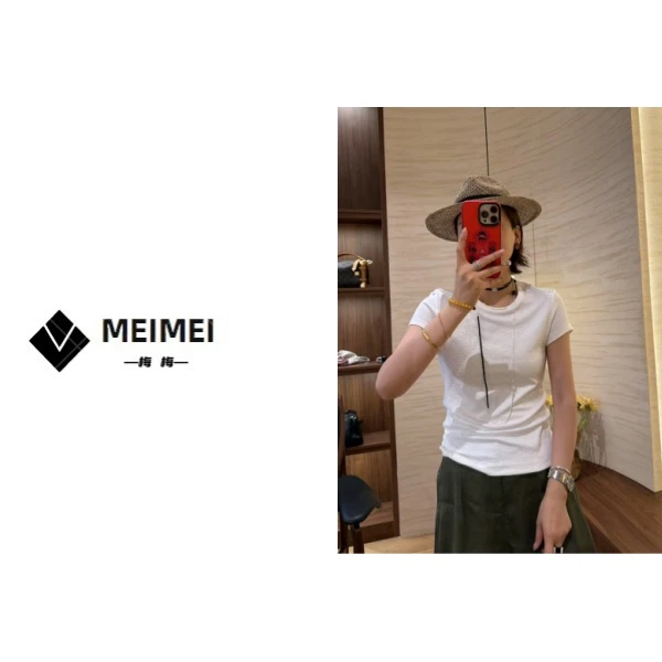 XMM.《高弹棉短袖t》夏季时尚百搭休闲潮流洋气舒适款短袖HZ618262