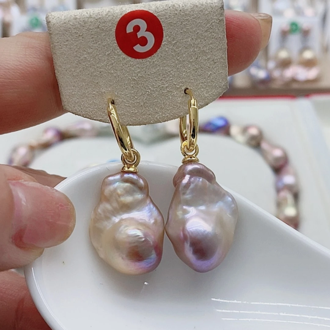 【闪购商品】淡水珍珠耳饰银S925镶嵌