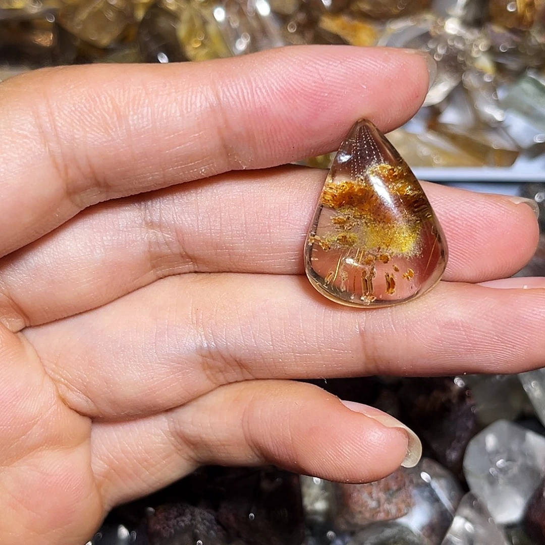 哇***哈烟晶戒指银S925镶嵌