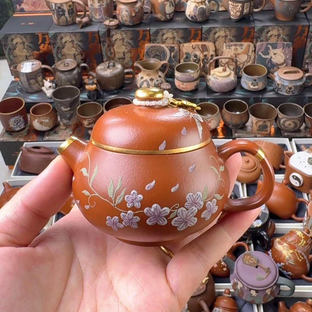 茶壶紫砂130cc原矿精工半手
