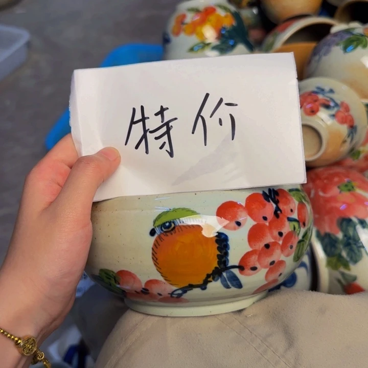 瓷片景德镇陶瓷手工手绘