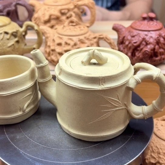 茶壶紫砂全手工制作
