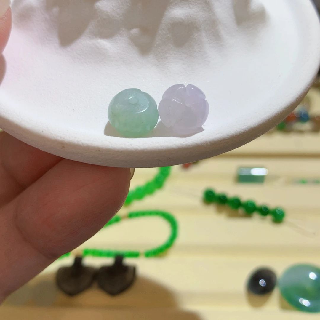 翡翠散珠翡翠珠子93