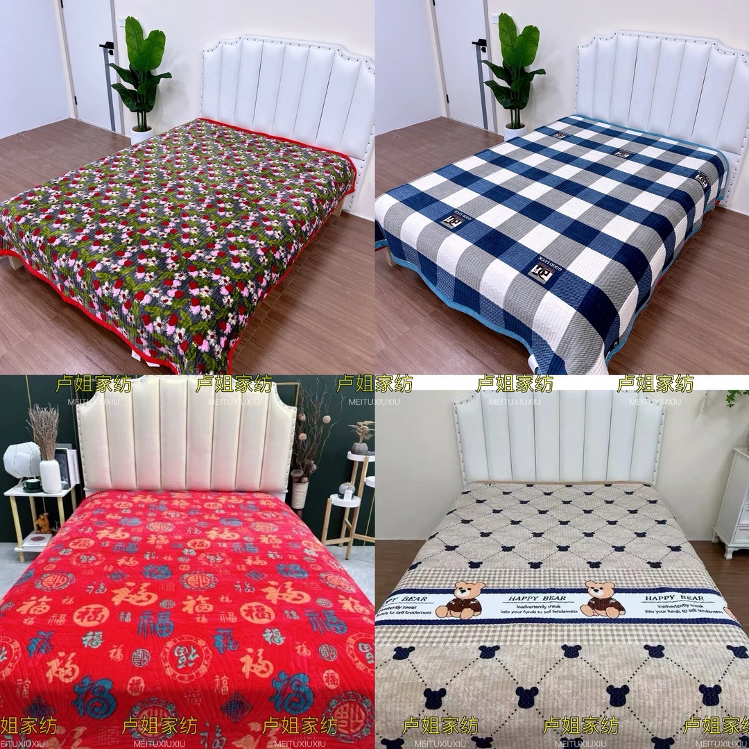 【加绒床盖】2025秋冬新款宝宝绒双面四季床盖炕盖多功能防滑保暖