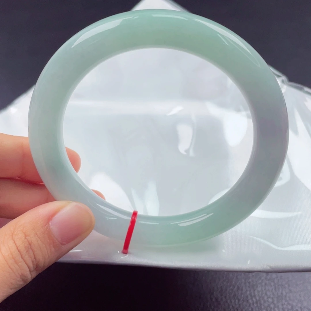 翡翠未镶嵌手镯（圆镯）6061圈