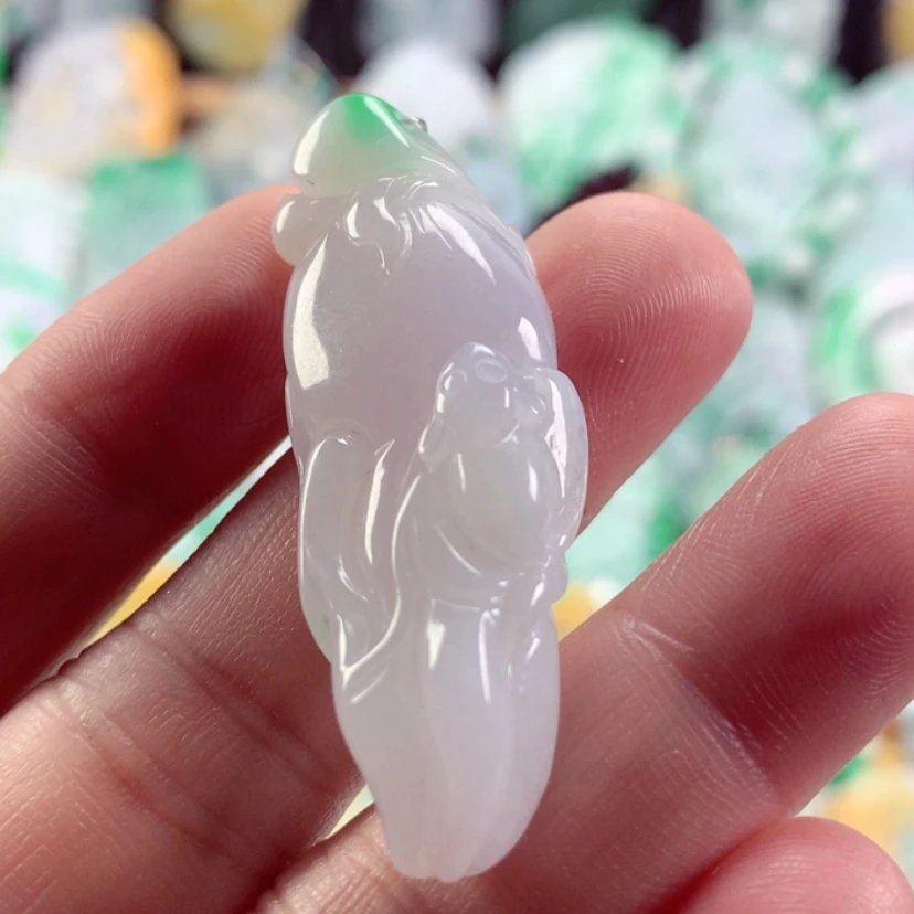 【闪购商品】翡翠吊坠(不含链)未镶嵌