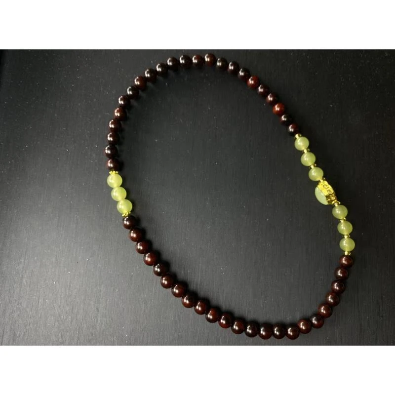 1000 精美小叶紫檀双圈手串（有礼盒）