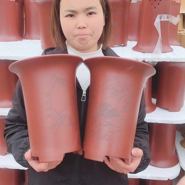 紫砂花盆宜兴紫砂花盆