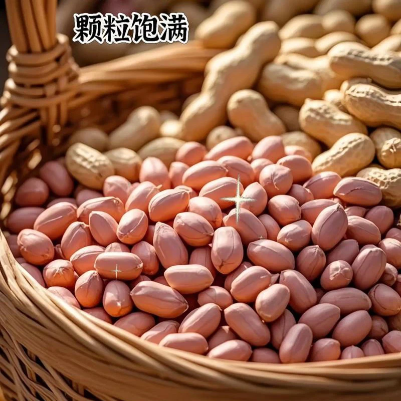 [精选大颗粒五斤】2025年新上市花生米 河南农家大白沙新鲜花生米