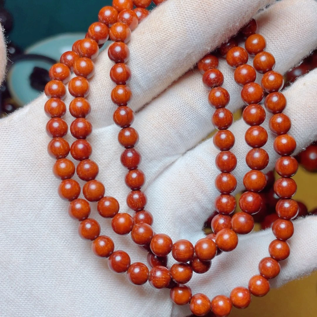 日***.手串/手链小叶紫檀原汁原味0.6满鳞