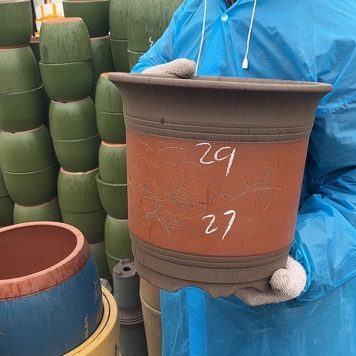 紫砂紫砂花盆是指利用