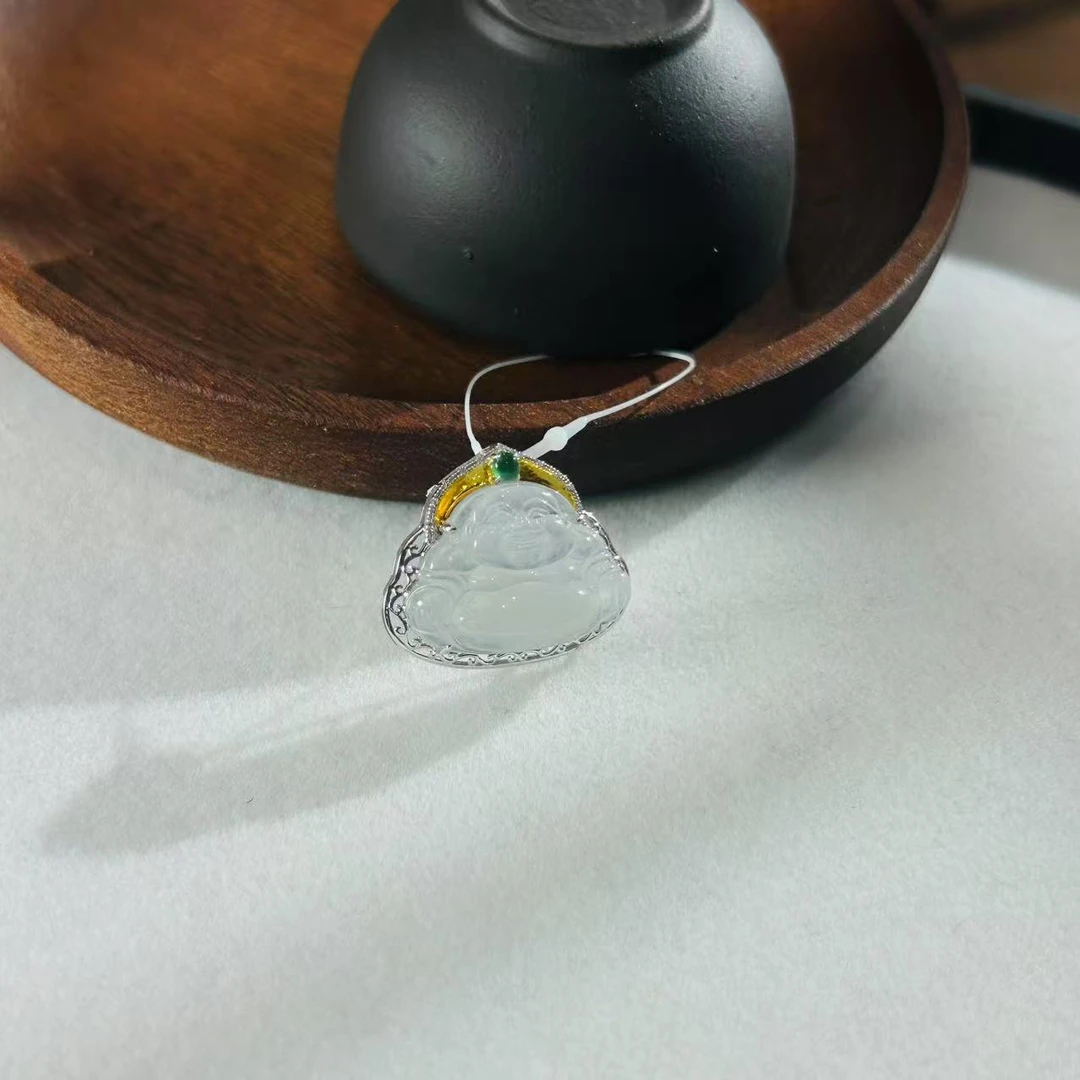 【睿泽鉴宝】18K翡翠颈饰  FZB0302-121