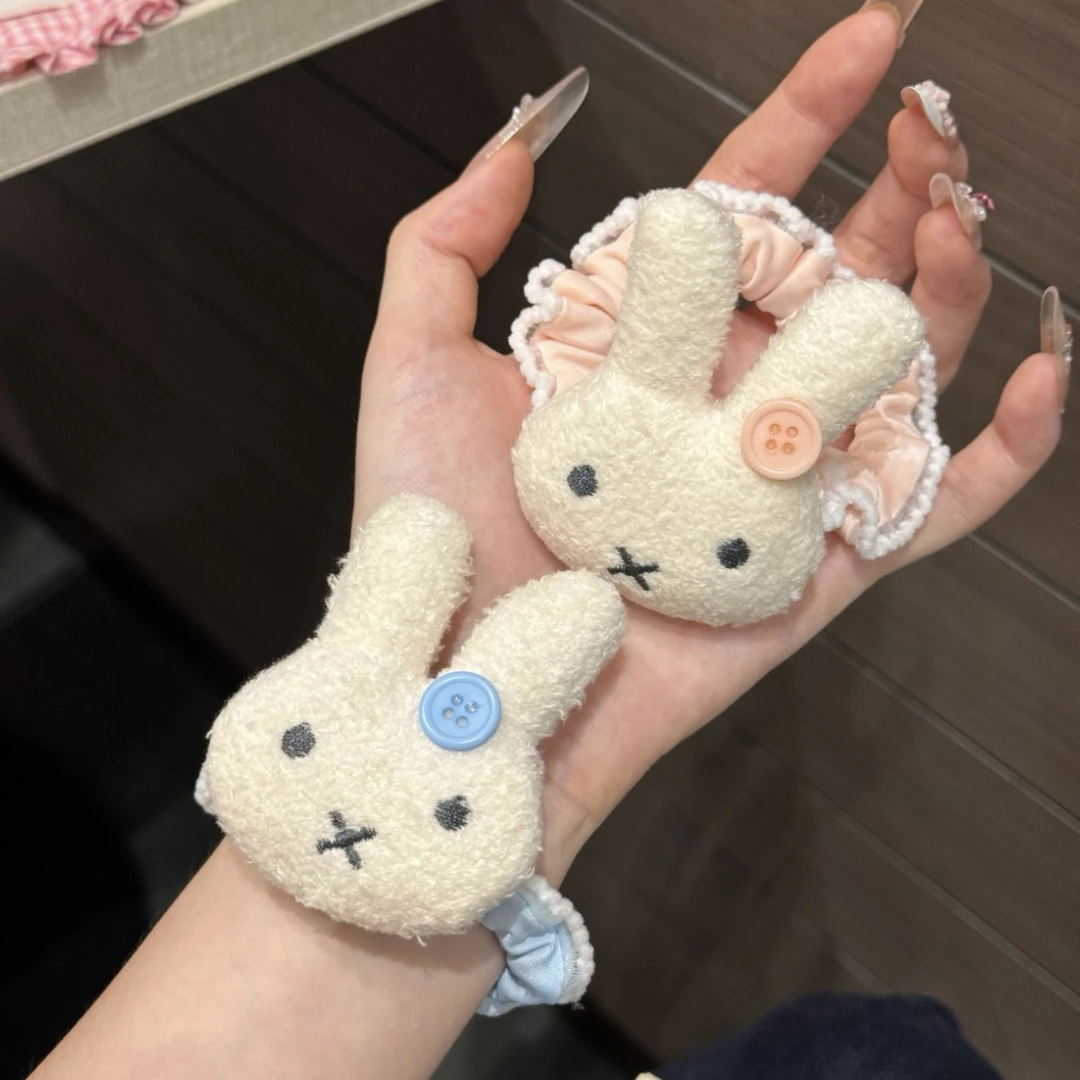 可爱米菲兔发圈甜妹百搭小肠圈甜美大肠圈超仙少女ins发绳头绳