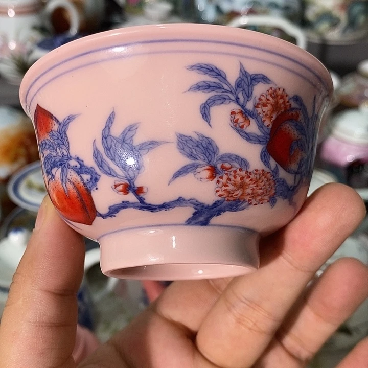 摆件景德镇陶瓷主人杯13445