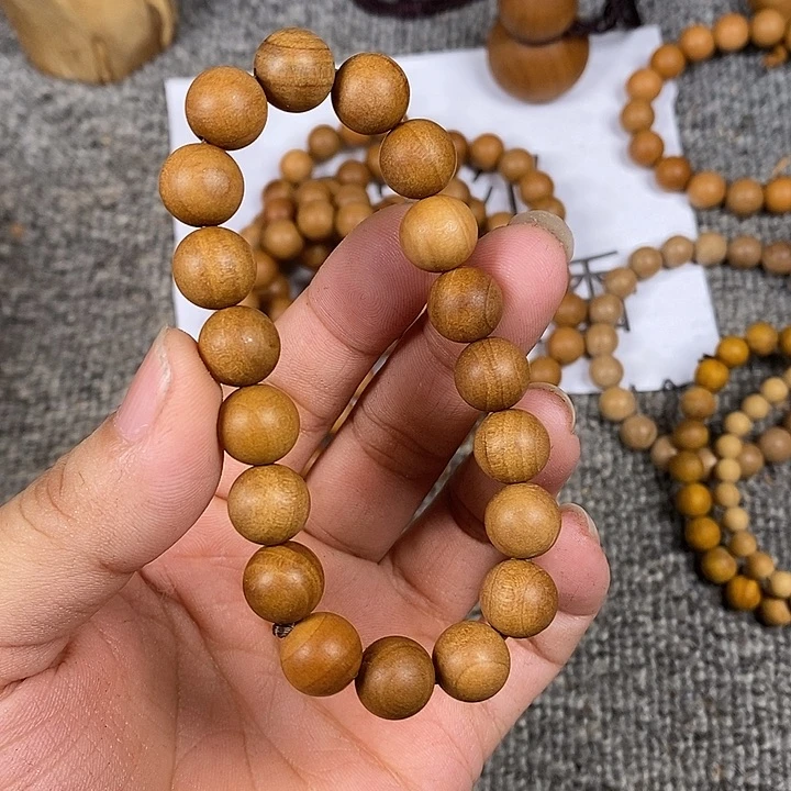 檀香木手串/手链老山檀香老料1.0/19圆珠