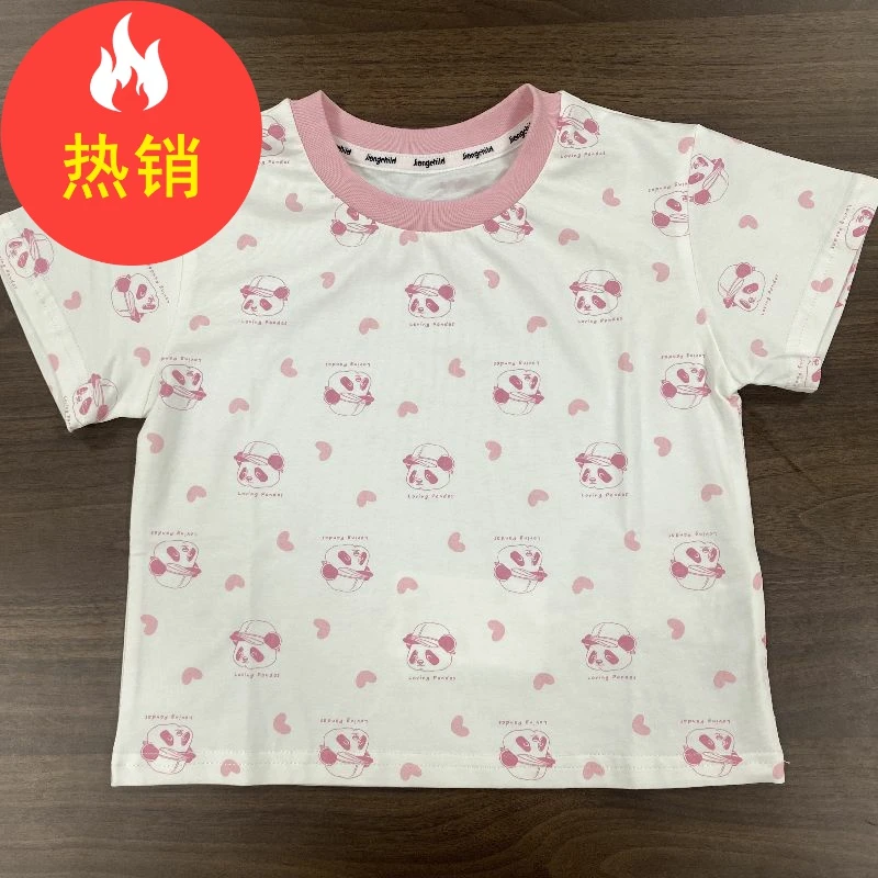 品牌女童短袖t恤夏季新款女孩短袖童装上衣XGT43871