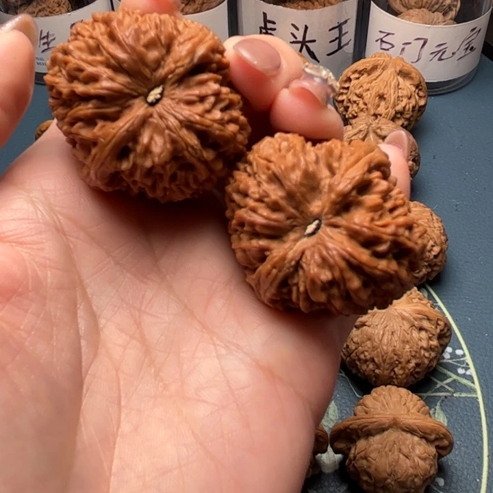文玩核桃把件玉***藏37蒜头