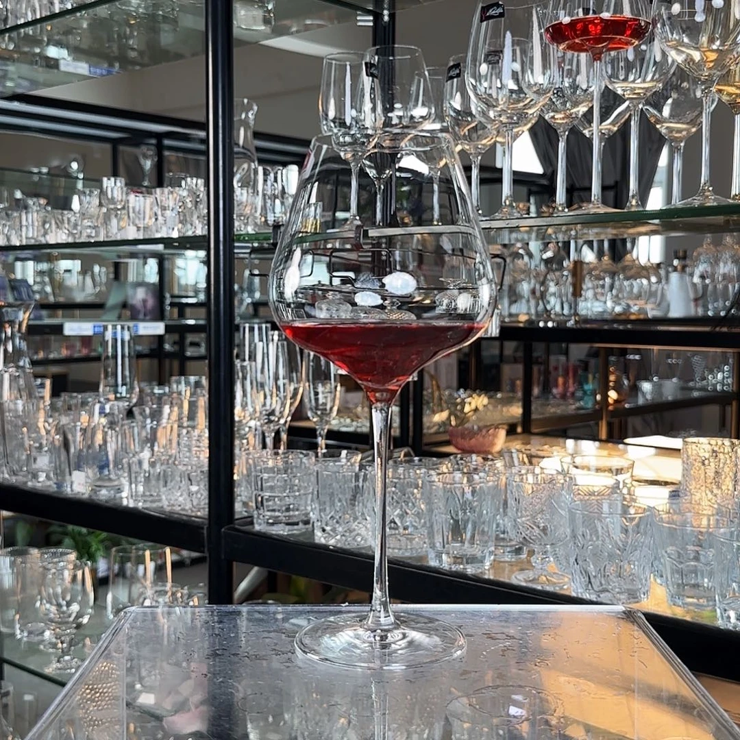 手柄款玻璃达芬奇720毫升勃艮第酒杯