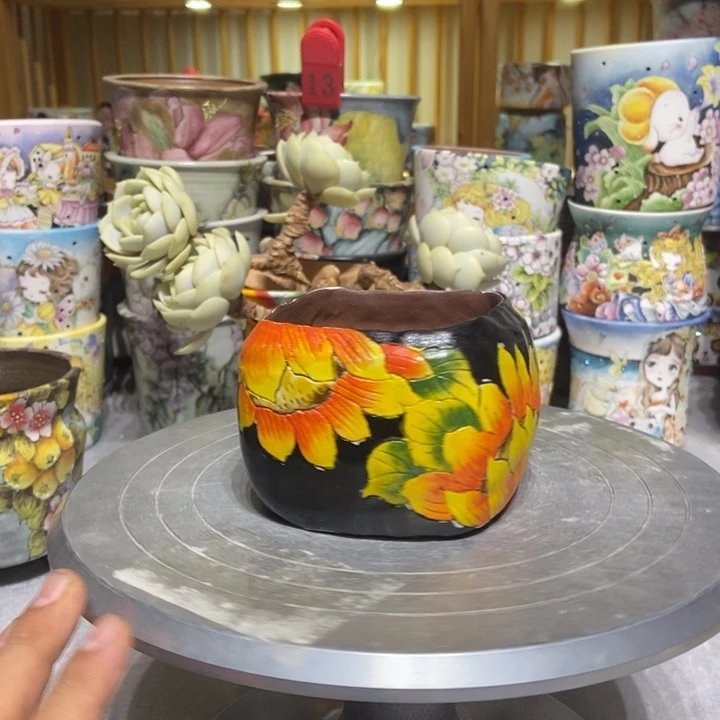 景德镇艺术手绘作品