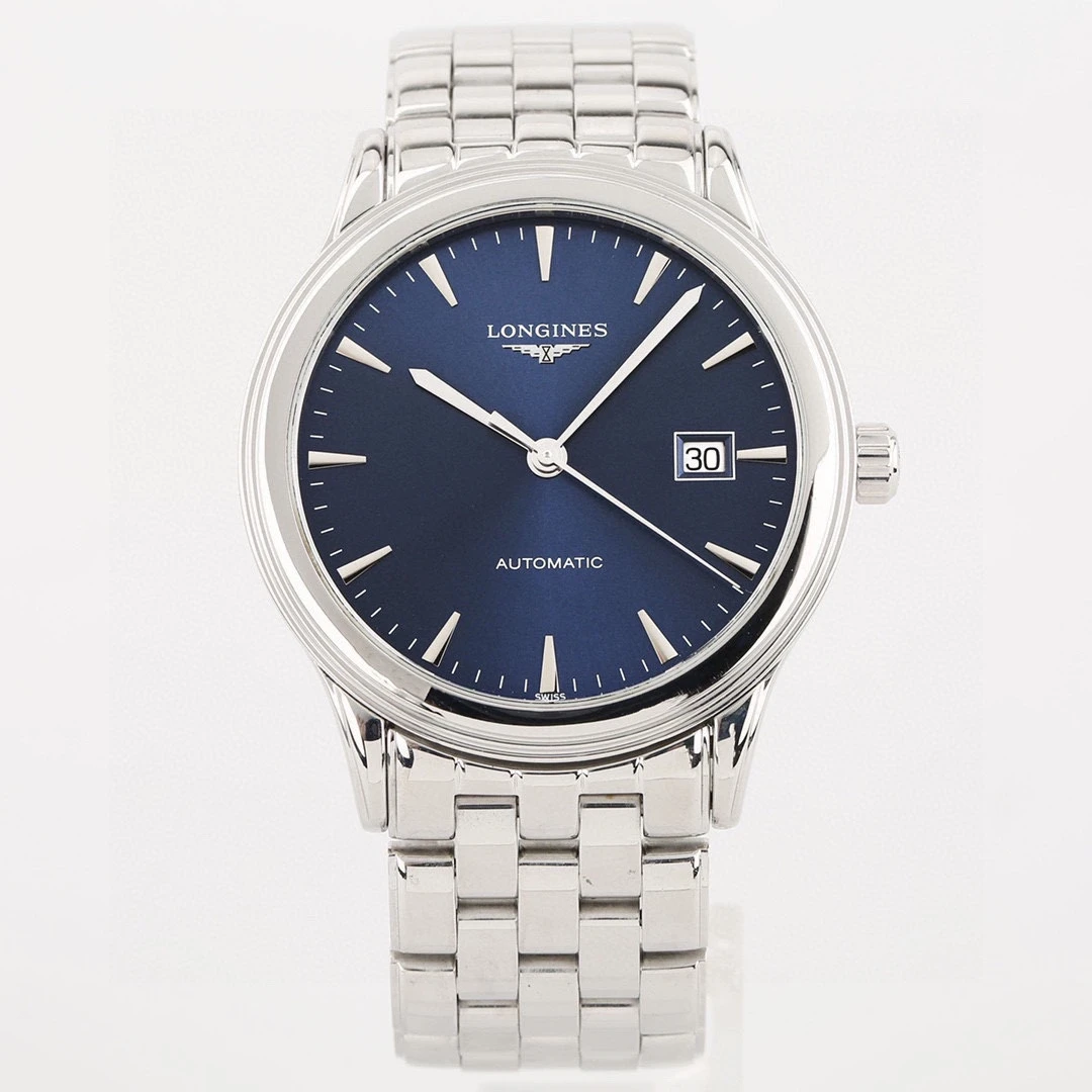 95新 Longines/浪琴 大表姐军旗自动机械男表L4.984.4.92.6